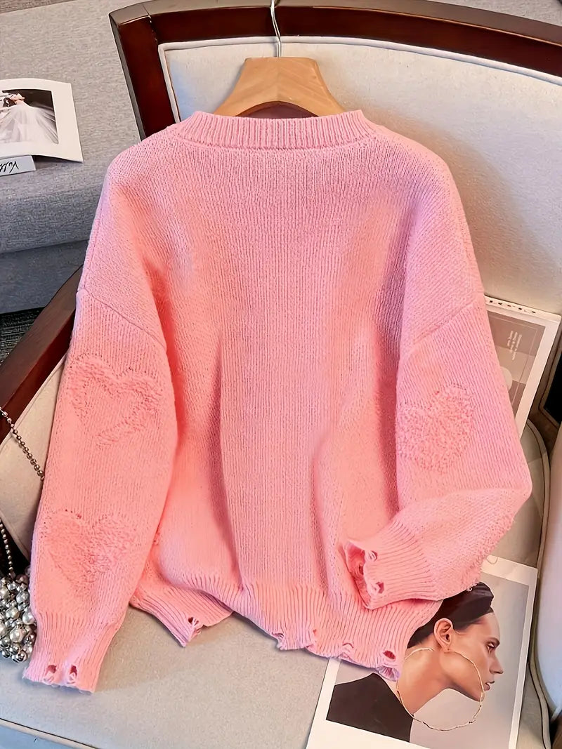 Hartjes Striktrui | Samen tegen Borstkanker