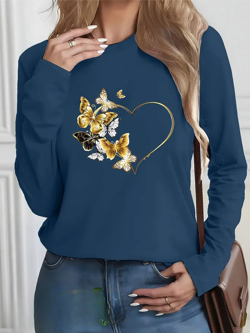 Vlinderhart Sweatshirt | Samen tegen Diabetes