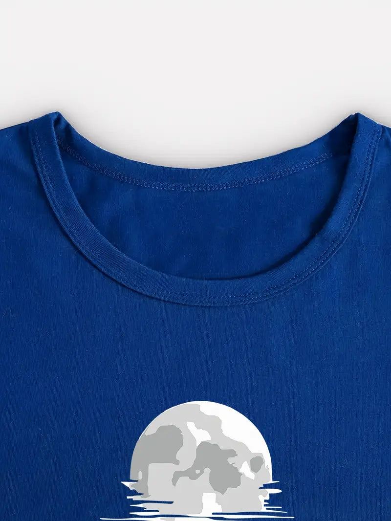 Maanprint T-shirt | Samen tegen Diabetes