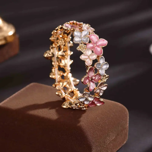 Armband met Bloemen | Samen tegen Borstkanker