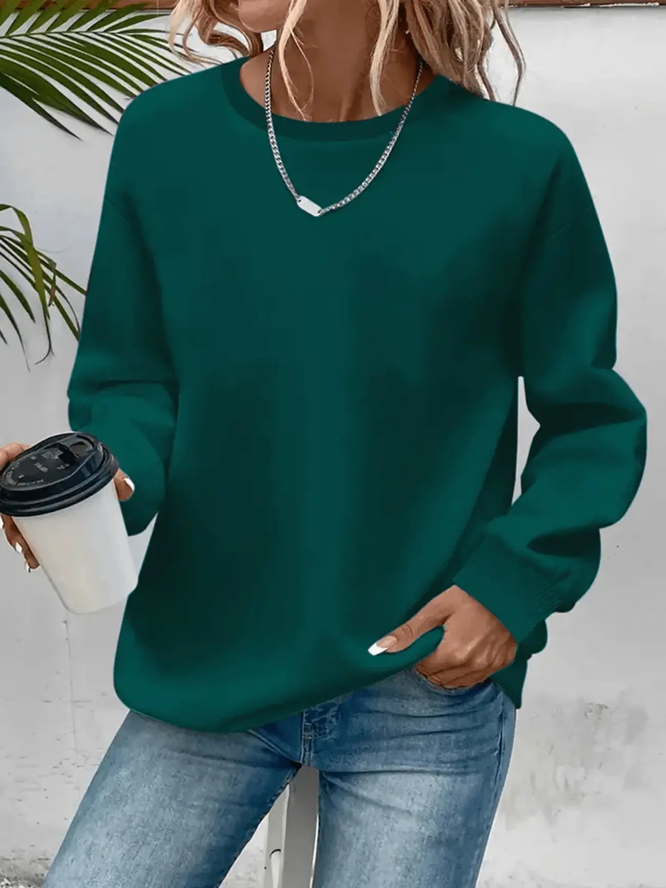 Zachtroze droom Sweater | Samen tegen borstkanker