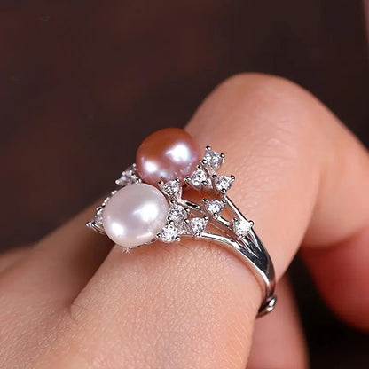 Dubbel Parel Ring | Samen tegen borstkanker