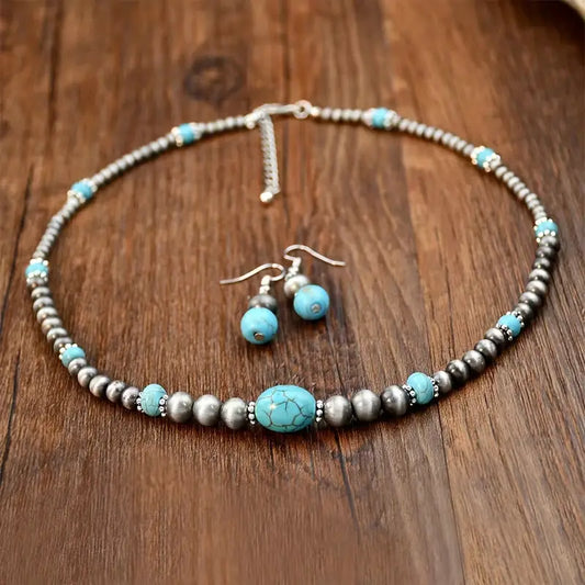 Turkoois Ketting Set | Samen tegen Diabetes