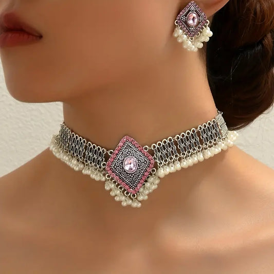 Koninklijk Ketting Set | Samen tegen borstkanker