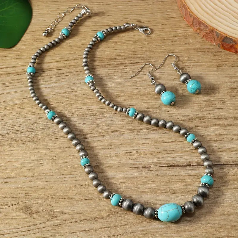 Turkoois Ketting Set | Samen tegen Diabetes