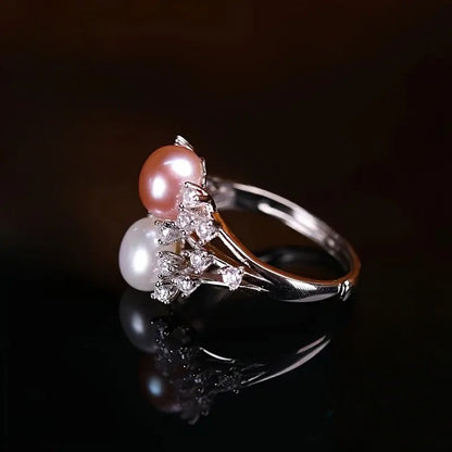 Dubbel Parel Ring | Samen tegen borstkanker