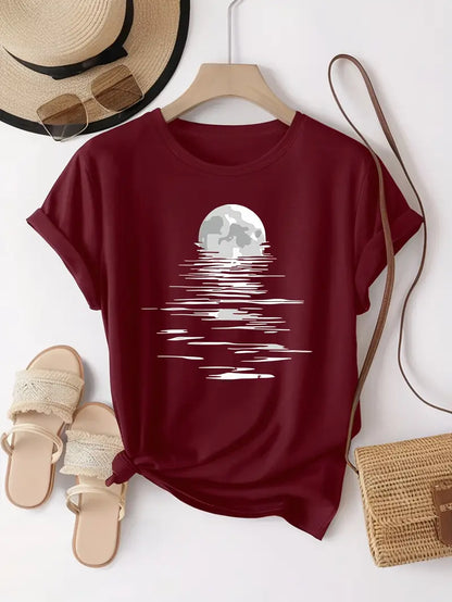 Maanprint T-shirt | Samen tegen Diabetes