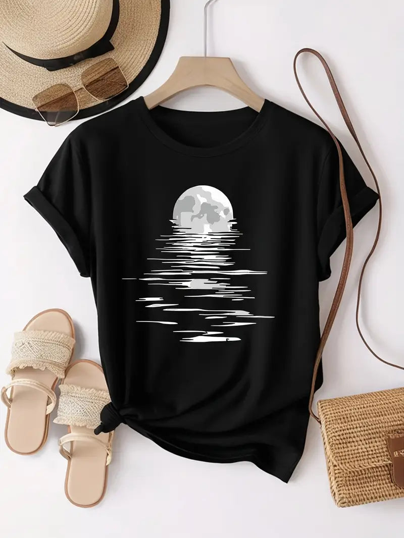 Maanprint T-shirt | Samen tegen Diabetes