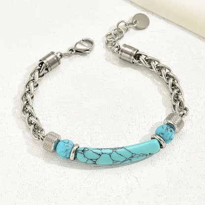 Blauwe stenen armband | Samen tegen diabetes