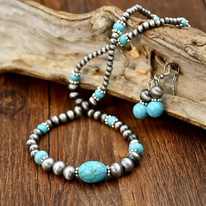Turkoois Ketting Set | Samen tegen Diabetes