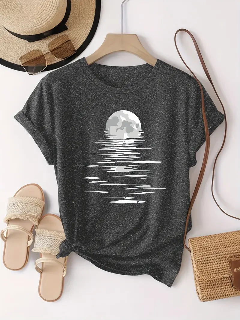 Maanprint T-shirt | Samen tegen Diabetes