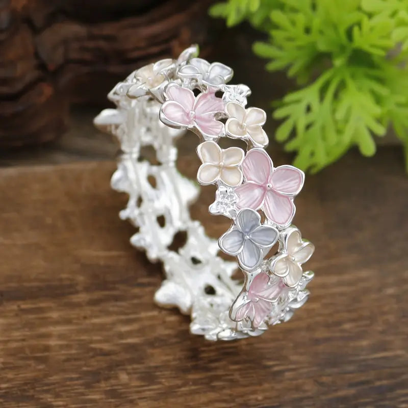 Armband met Bloemen | Samen tegen Borstkanker