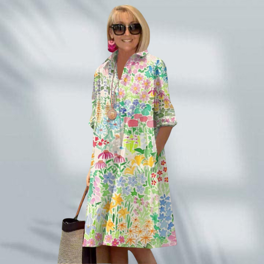 Chloe™ – Elegante bloemenjurk