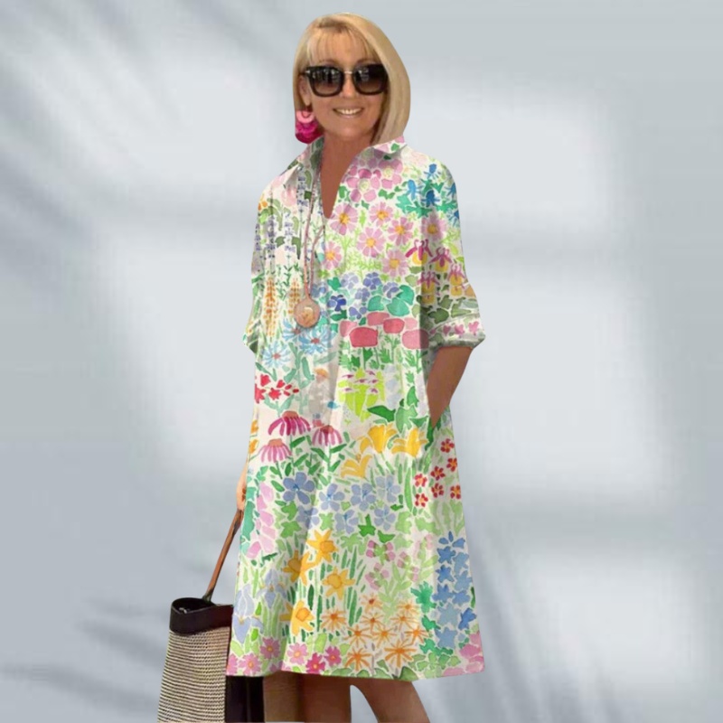 Chloe™ – Elegante bloemenjurk