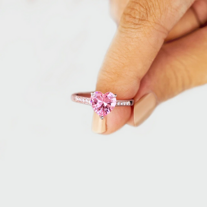 Pink Heart Ring | Samen tegen Borstkanker