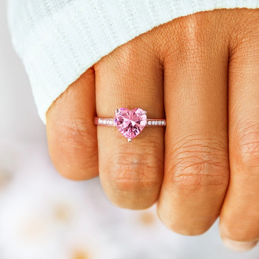 Pink Heart Ring | Samen tegen Borstkanker