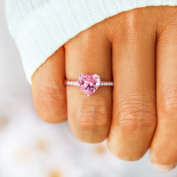 Pink Heart Ring | Samen tegen Borstkanker
