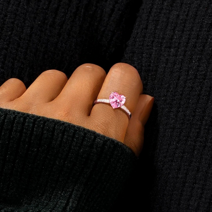 Pink Heart Ring | Samen tegen Borstkanker
