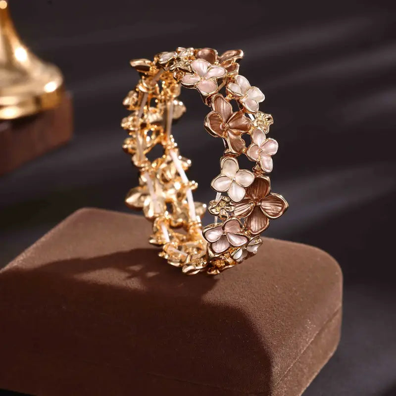 Armband met Bloemen | Samen tegen Borstkanker