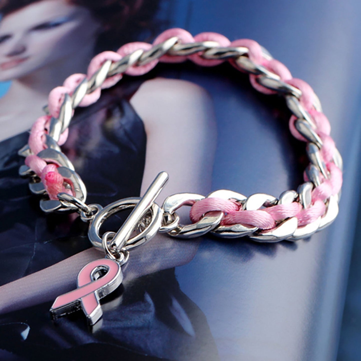 Pink Heart Armband | Samen tegen Borstkanker