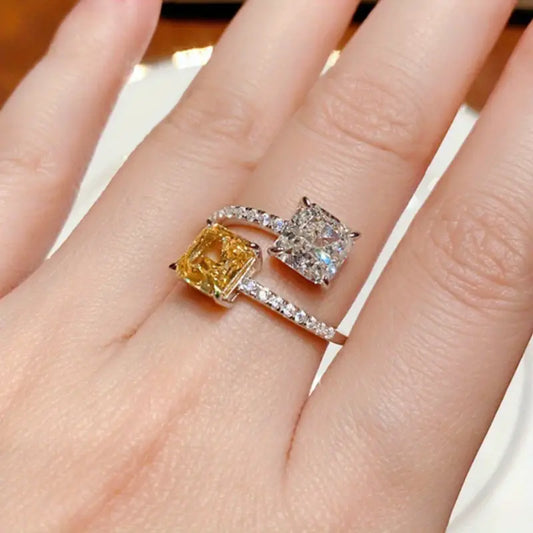 Vierkante Kubus Ring | Samen tegen Diabetes