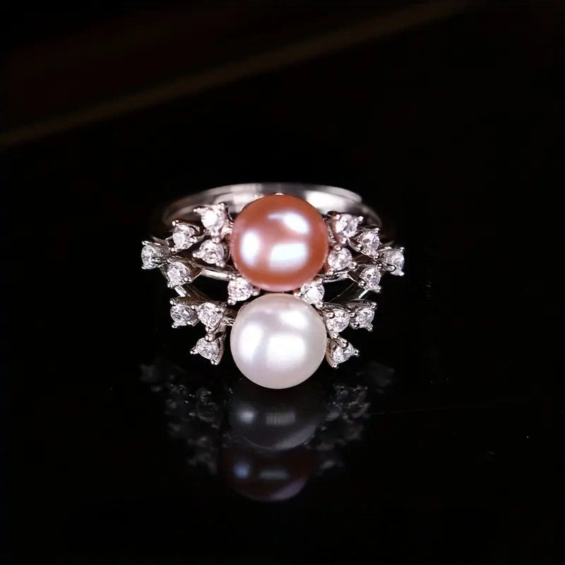 Dubbel Parel Ring | Samen tegen borstkanker