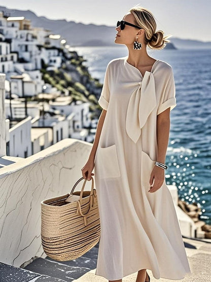 Zhia™ - Luchtige linnen jurk