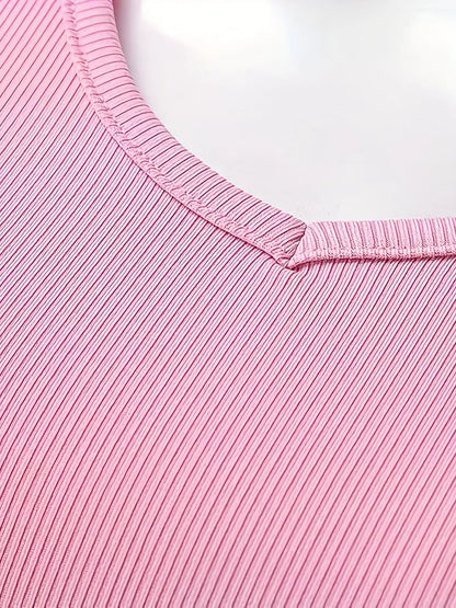 Casual V-hals Top | Samen tegen Borstkanker
