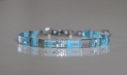 Glazen Tegel Armband | Samen tegen Diabetes